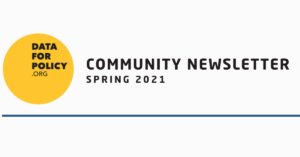 Data for Policy Community Newsletter Launched