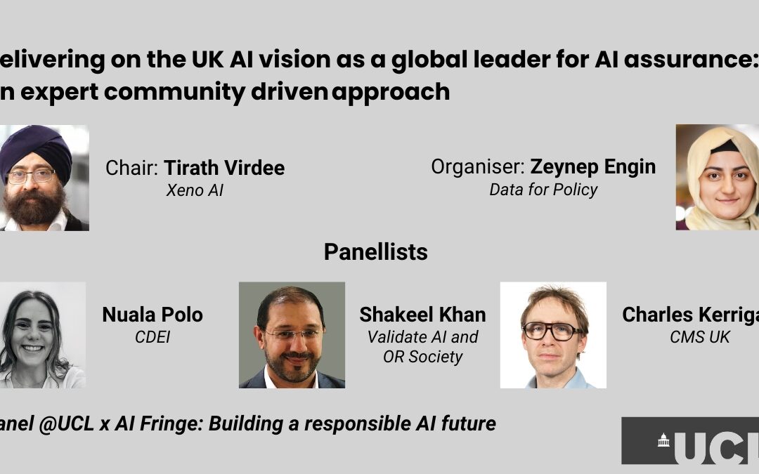 AI Assurance panel at AI Fringe