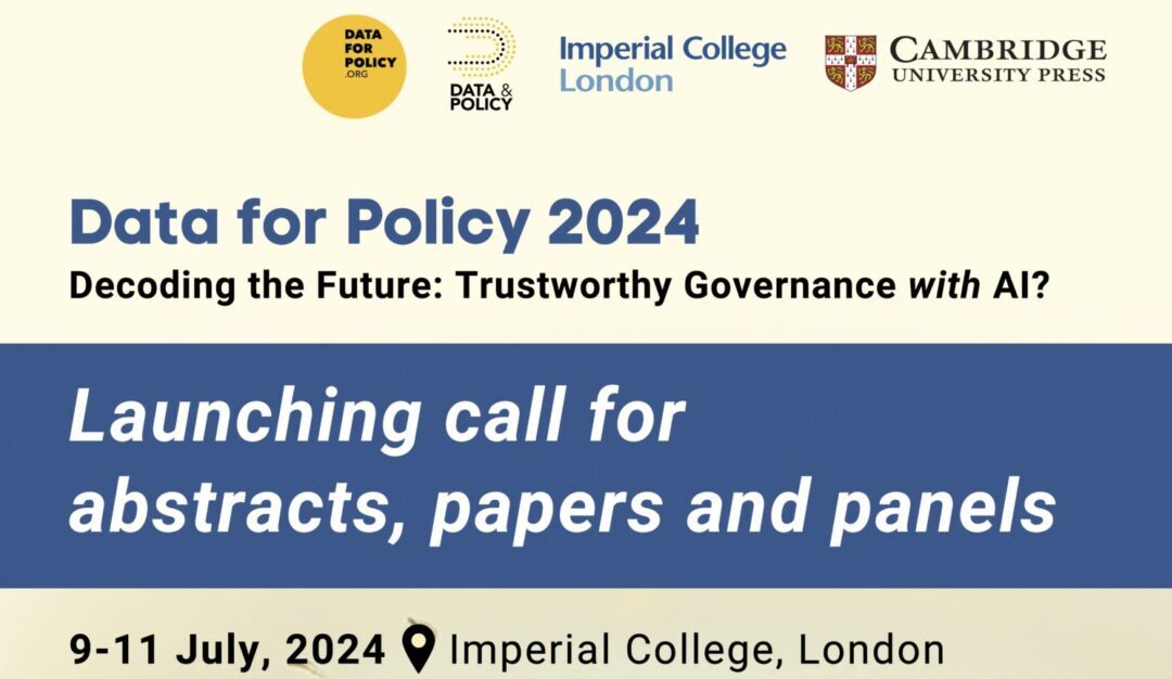 Call for Contributions Launches for Data for Policy 2024