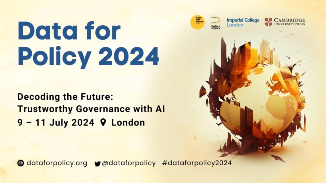 Announcing Data for Policy 2024 – Trustworthy Governance with AI