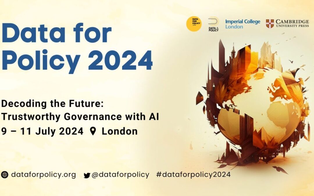 Announcing Data for Policy 2024 – Trustworthy Governance with AI