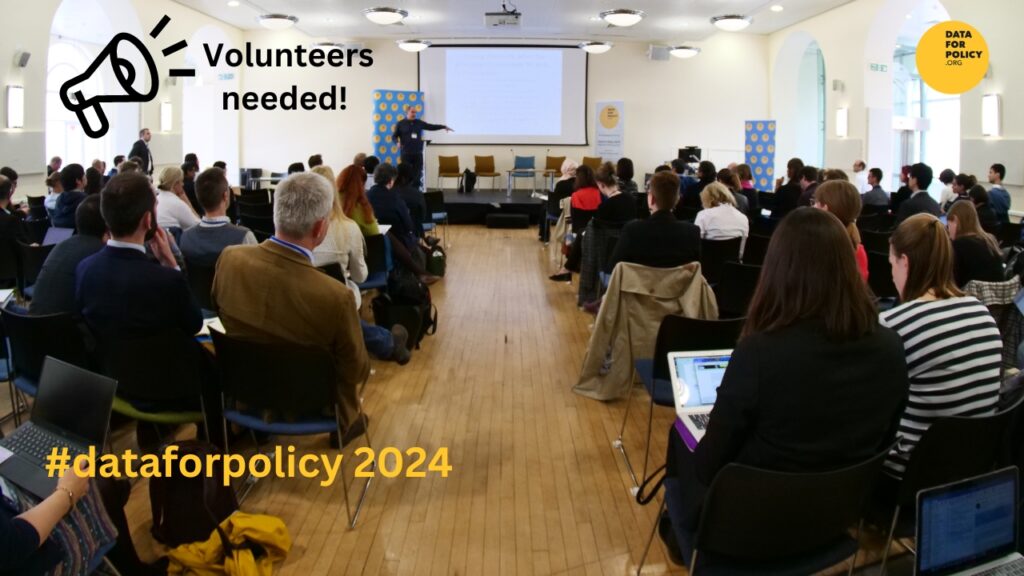 Volunteering Opportunities at Data for Policy 2024