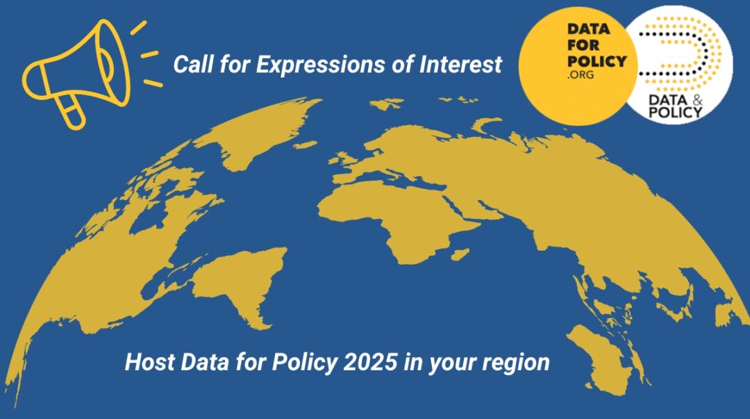 Call for Expressions of Interest: Host a Regional Data for Policy Conference in 2025