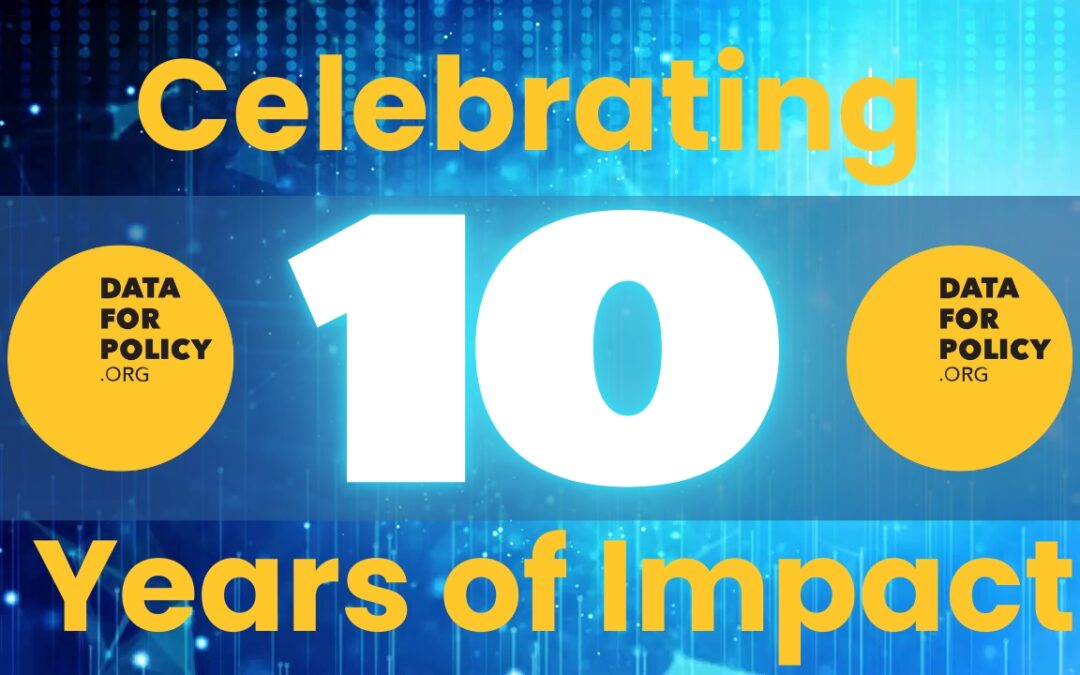 Celebrating a Decade of Innovation and Dialogue: Data for Policy CIC Marks 10th Anniversary