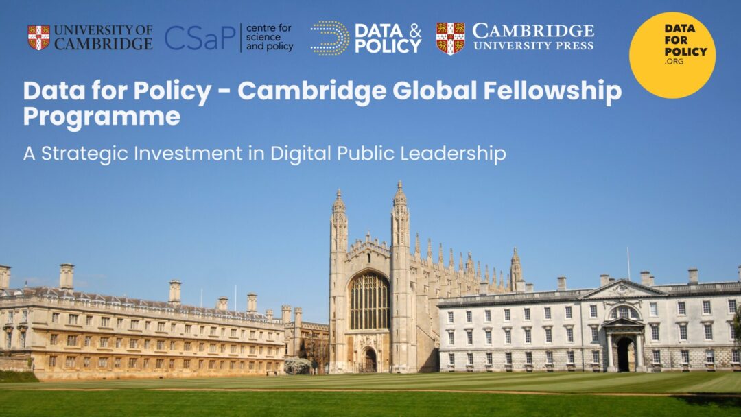 Data for Policy-Cambridge Global Fellowship Programme