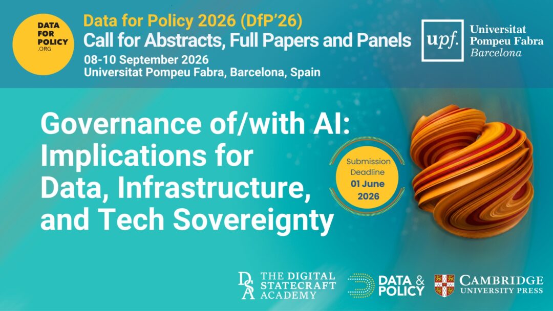 Call for Abstracts, Full Papers, and Panel Proposals: Data for Policy 2026